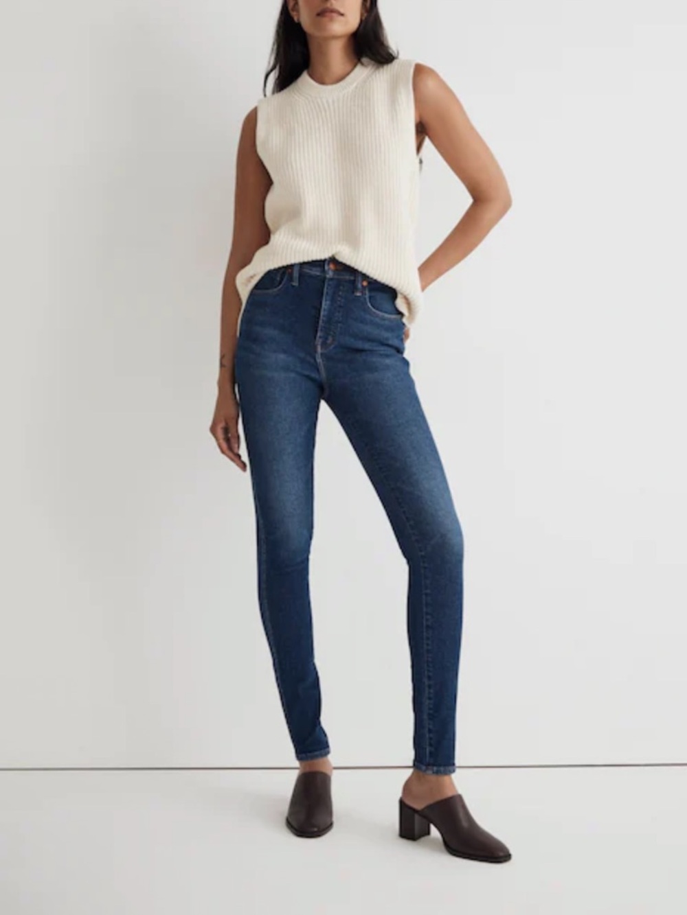 Madewell Skinny Skinny Dark Wash Jeans
